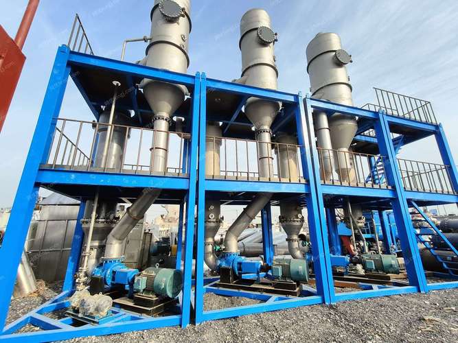 九成新3效5噸強制循環蒸發器 化工設備優選，型號齊全